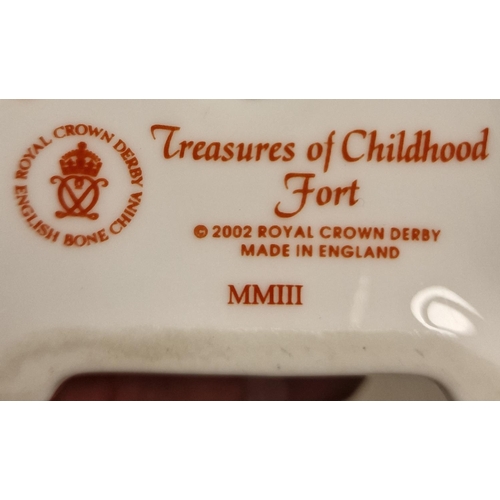 107 - Royal Crown Derby 'Treasures of Childhood' Fort Imari Paperweight - 5.7cm tall