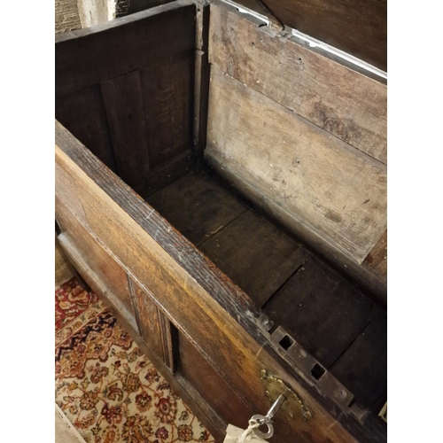 110 - Georgian Oak Blanket Box Coffer - 139x74x55cm