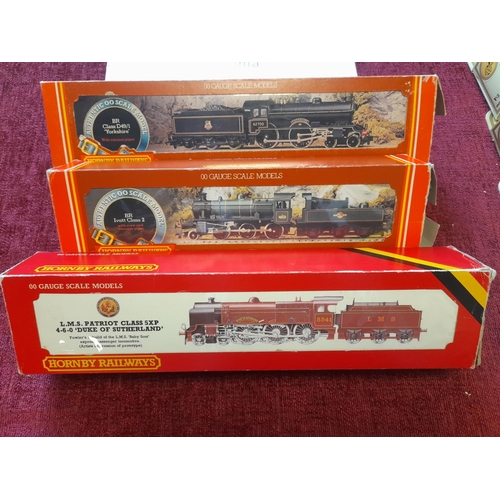 322 - Hornby OO Model Locomotives including R357 LMS 4-6-0 Patriot Loco 5541, R852 BR Ivatt Class 2 Gree... 