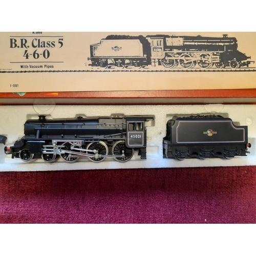 324 - Hornby OO Model Locomotives including R355 OO M.R. Compound No. 1000, R068 BR Class 5 4-6-0 and R053... 