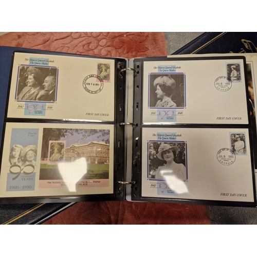 95i - Group of Six British Royal Family First Day Cover Sets inc Commemorative Coin Examples