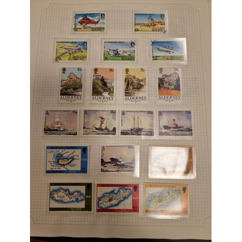 95l - Group of Three British Postage Stamp Sets for Islands inc St Kilda, Alderney, Jersey, Guernsey, Isle... 