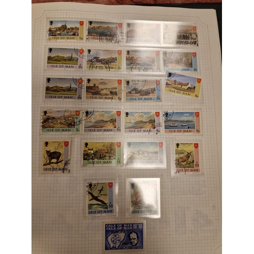 95l - Group of Three British Postage Stamp Sets for Islands inc St Kilda, Alderney, Jersey, Guernsey, Isle... 