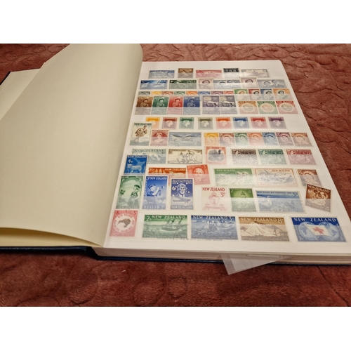 95n - Trio of Postage Stamp Folders inc Australia, New Zealand and Canada sets