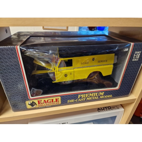 403 - Boxed Eagle Collectables Premium Die Cast AA Automobile Association Road Service Jeep Van