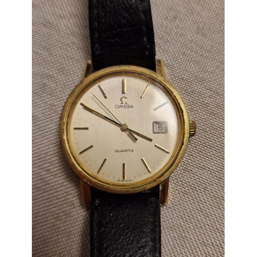 152 - Omega Quartz Swiss Wrist Watch