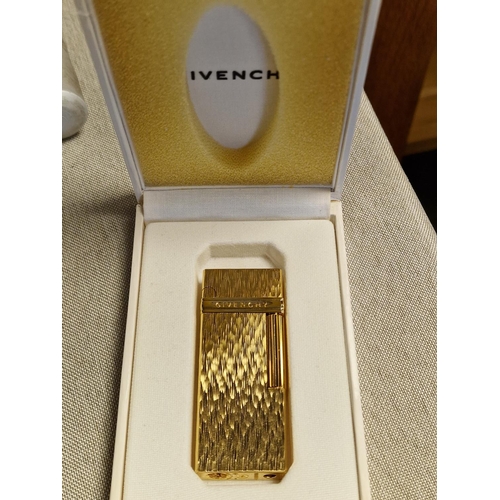 172 - Boxed Givenchy 2400 Gold-Plated Lighter