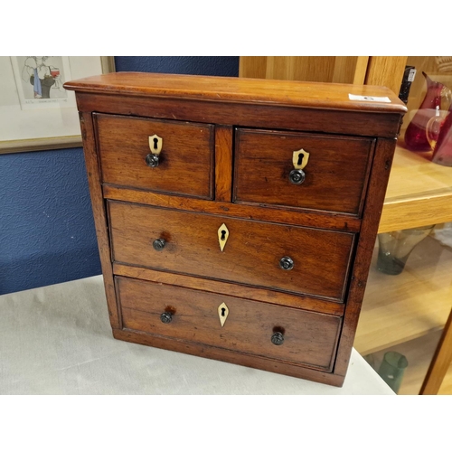 6 - Antique Oak Set of Craftsman's Drawers - 38x36x14cm