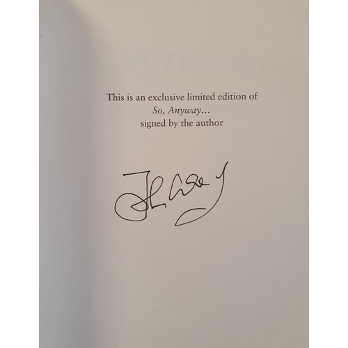 79 - Signed John Cleese Autobiography Book Comedy Movie Film Memorablia - Monty Python interest