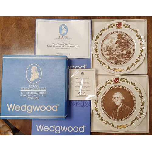 221a - Collection of Wedgwood Boxed Plates and Plaques inc Street Sellers of London, Anniversary Plates + a... 