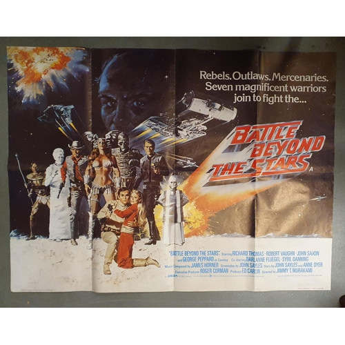 30g - Battle Beyond the Stars 1980's Sci-Fi Quad Movie Poster