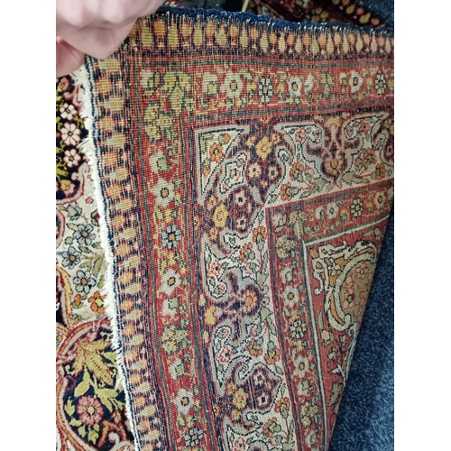 99f - Antique Persian Handmade Rug - 216x135cm