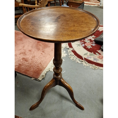 99s - Quartet of Antique Pedestal Tables and Small Occasional Tables