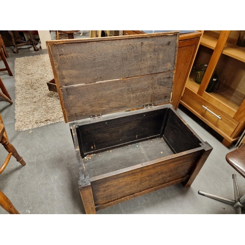 313 - Vintage Oak Blanket Box + a Retro Hutch