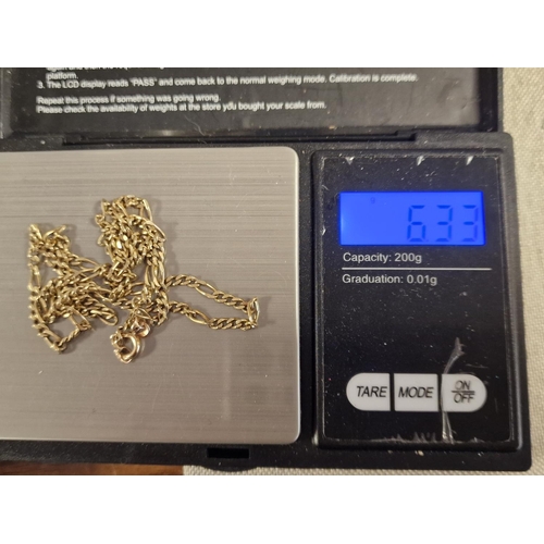 83 - 9ct Gold Necklace Chain - 6.35g