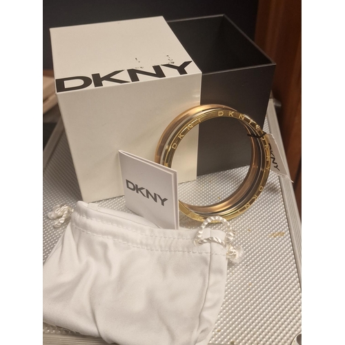 242 - Boxed DKNY Designer Three-Part Bangle Jewellery - RRP £100