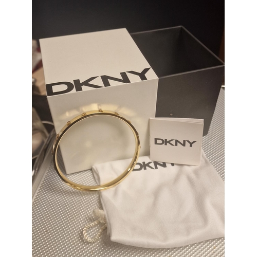 243 - Boxed DKNY Designer Bangle Jewellery -RRP £100