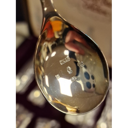 14 - Limited Edition Sterling Silver Queens Beasts Spoon Collection - by Toye, Kenning & Spencer of Birmi... 