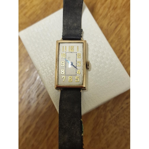 180 - 9ct Gold (unmarked) 1930's Ladies Wristwatch Watch - 12.9g