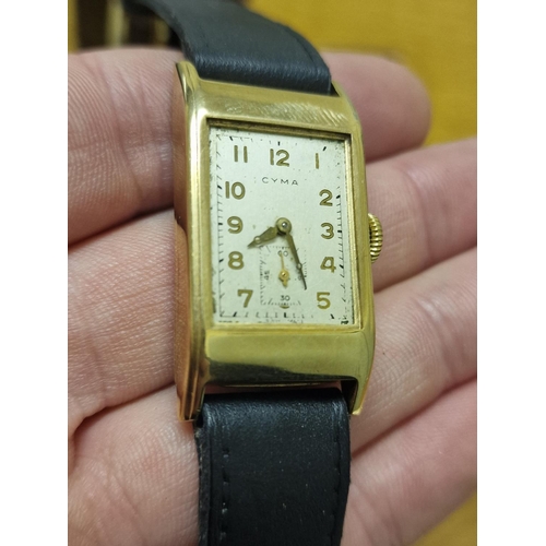 182 - Gold Vintage Ladies Wristwatch Watch - gold not tested, so could be yellow metal - In a lovely Origi... 