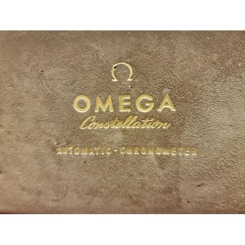 188 - Omega Constellation Pair of Original Retail Shop Advertising Boxes