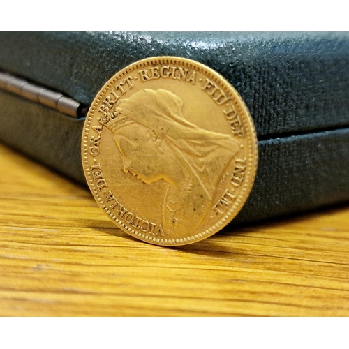 85 - Gold 22ct 1896 Half Sovereign Coin, 3.94g, unboxed