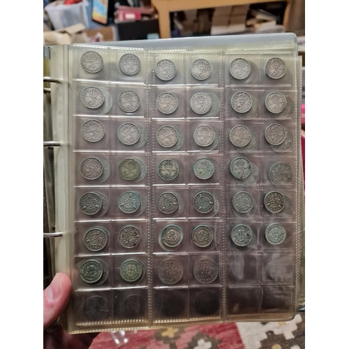 115 - Coin Collection, various, includes a number of pre-1946 Silver Coins further to photos