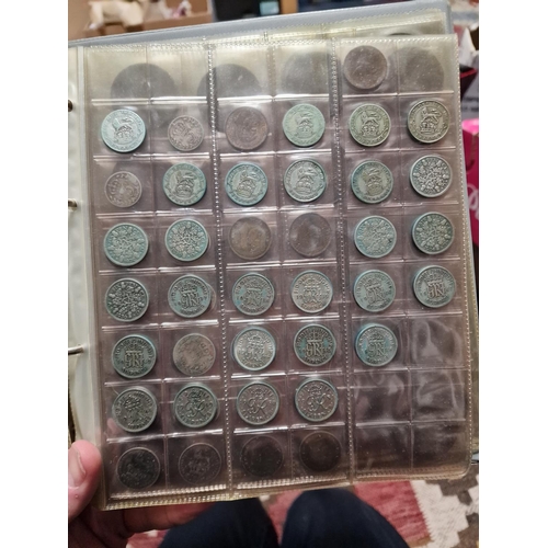 115 - Coin Collection, various, includes a number of pre-1946 Silver Coins further to photos