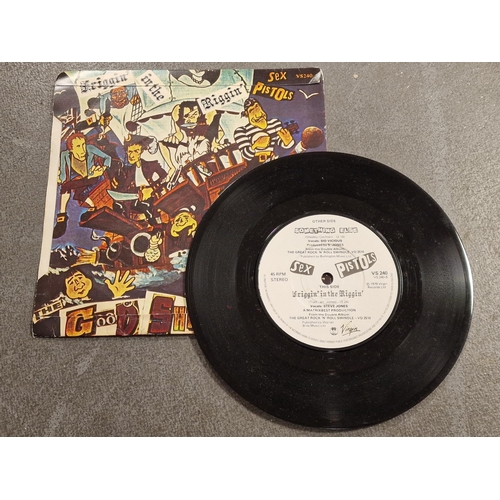 58b - Sex Pistols Trio of Original Wizard Records 7