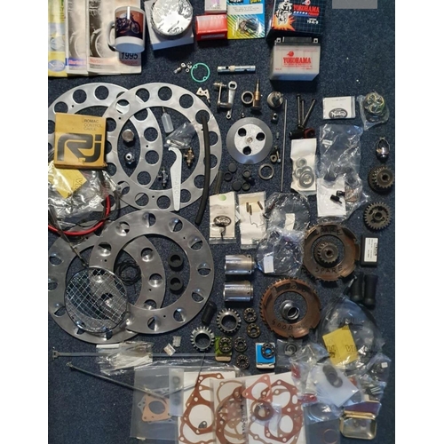 72f - Norton Motorcycle Three Boxes Worth of Parts and Accessories - please see photos