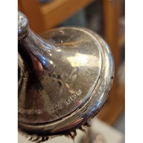 58 - Silver Sterling Pair of Hallmarked Birmingham 1899 Fluted Vases - 282g