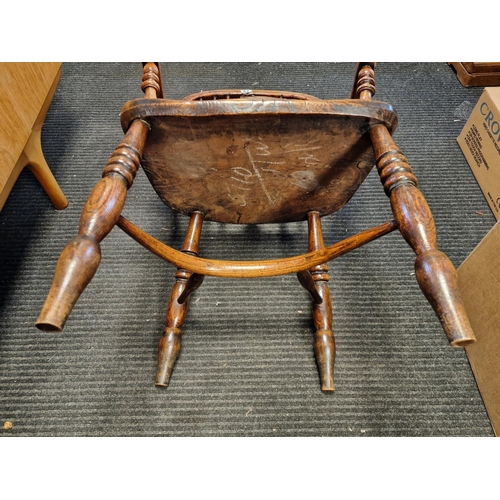 67 - Antique Windsor Chair - 103cm high