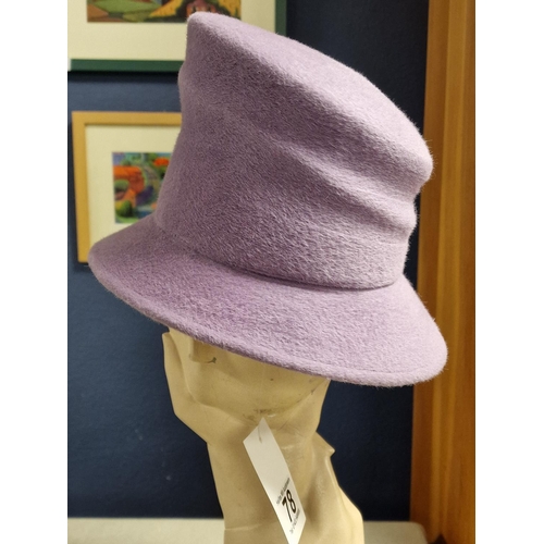 78 - Philip Somerville Designer Ladies' Hat - 26cm diameter x 17cm high