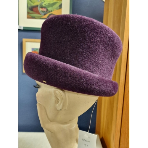 80 - Philip Somerville Designer Ladies' Hat - 24.5cm diameter x 15cm high