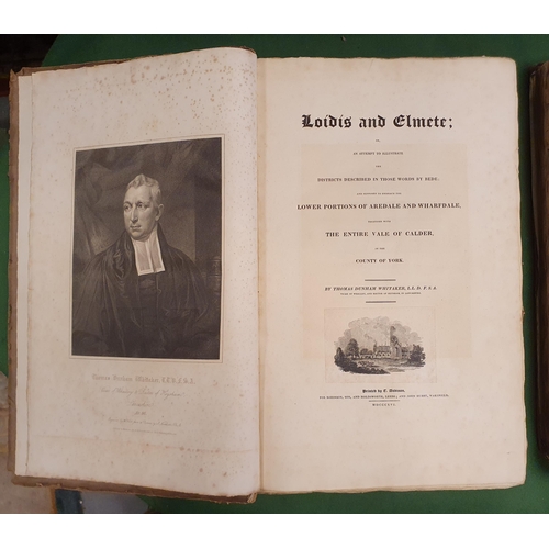 Thomas Dunham Whitaker Pair of Early Antiquarian Topographic Works Pair ...