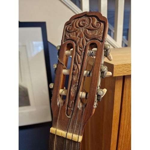 20 - Brazilian Giannini Classical Spanish Guitar w/rare carved headstock - 1979 model ref AWN 21 - 98cm h... 