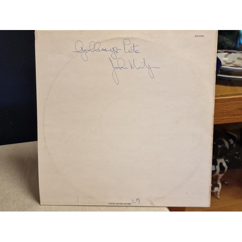 20c - John Martyn Folk Music Live at Leeds Vinyl Record Signed LP