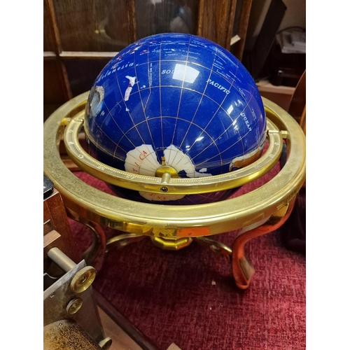 55 - Retro Gemstone Globe of the Earth