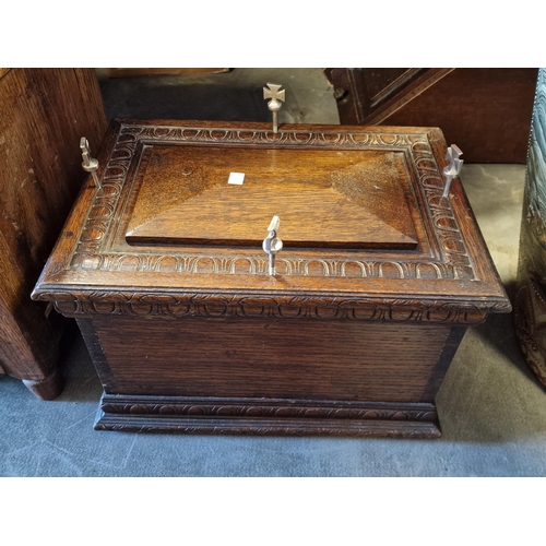 9 - Antique Church Religious Altar or Bible Box