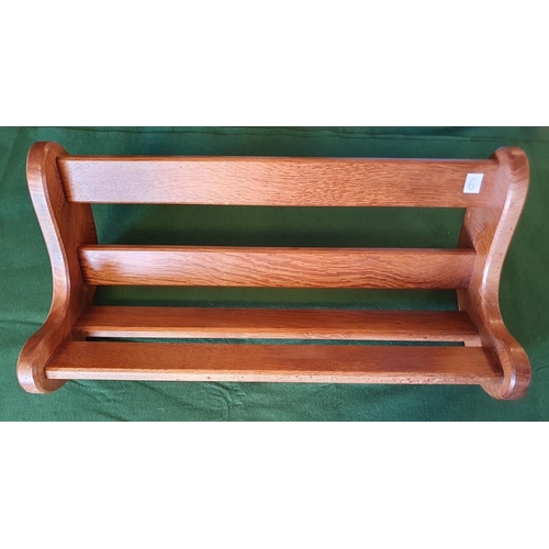 6 - Yorkshire Oak Acornman Book Trough Rack