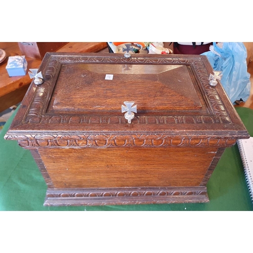 9 - Antique Church Religious Altar or Bible Box