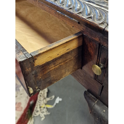 269 - Victorian Carved Queen Anne Leg Bureau