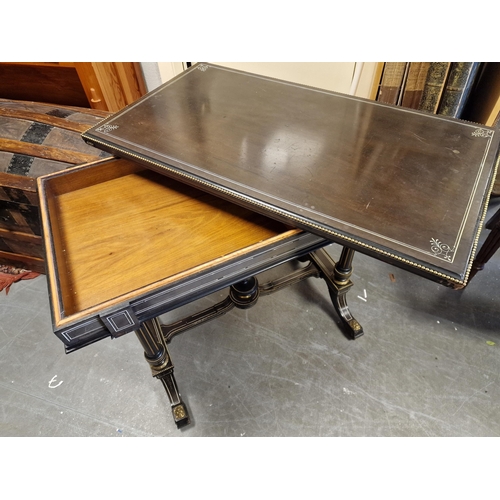 274 - Swivel Top Twin Pedestal Games Table