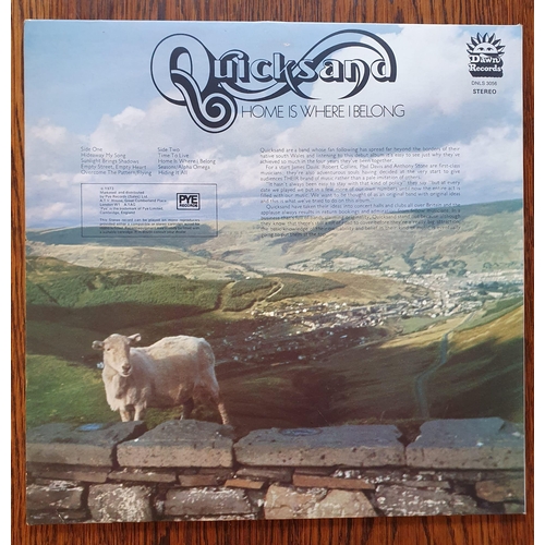 20n - Quicksand Vinyl LP Record 'Home is Where I Belong' on Dawn Records, 1973, DNLS3056