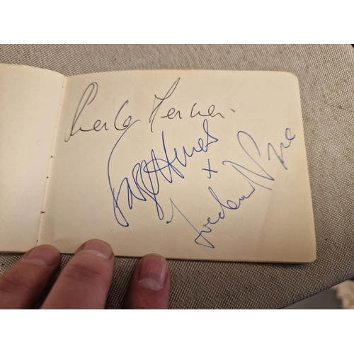 20v - Autograph Book inc Petula Clark, Harry H Corbett & Others