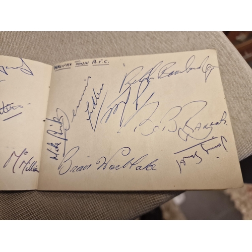 20v - Autograph Book inc Petula Clark, Harry H Corbett & Others