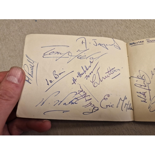 20v - Autograph Book inc Petula Clark, Harry H Corbett & Others