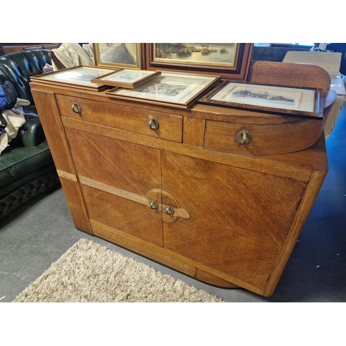 279d - Retro Kitchen Sideboard - curved edge very cool!