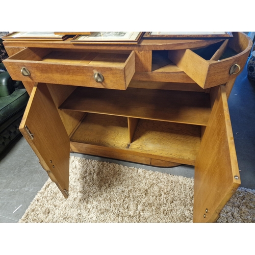 279d - Retro Kitchen Sideboard - curved edge very cool!