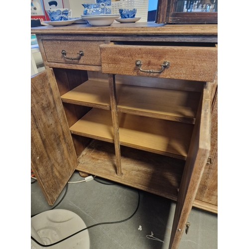 279e - Stripped Wood Hall Sideboard